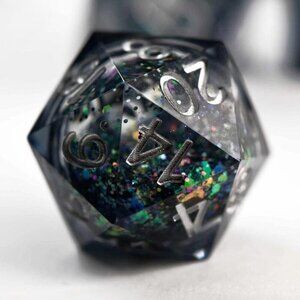 DNC Dice Set - Cityscape - Liquid Core - 7‎ Resin Dice - Fantasy RPG Gaming